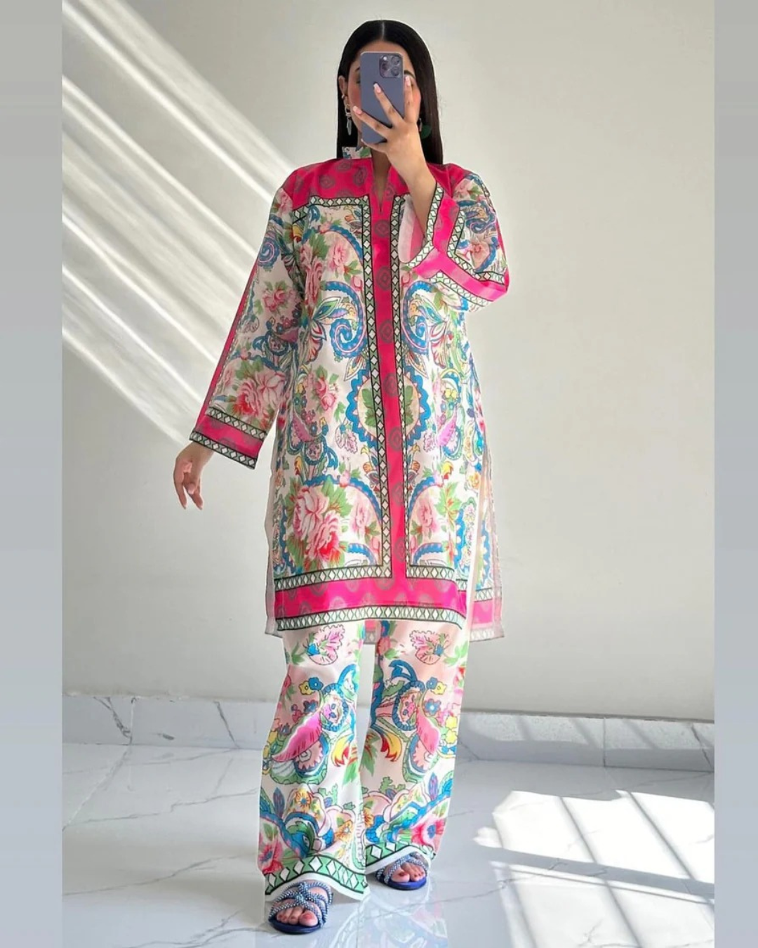 Gul Khawab -2piece in Swiss Fabric