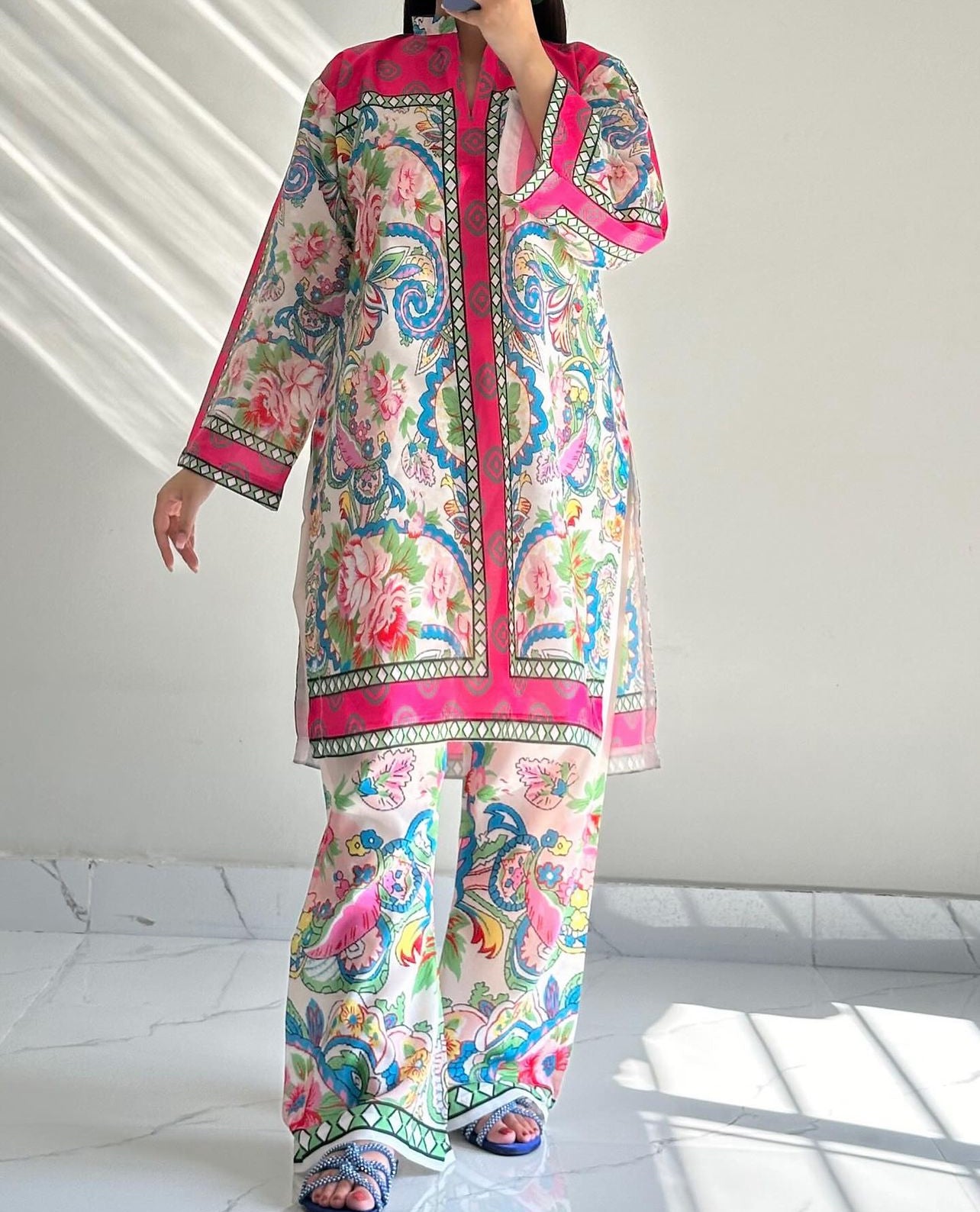 Gul Khawab -2piece in Swiss Fabric